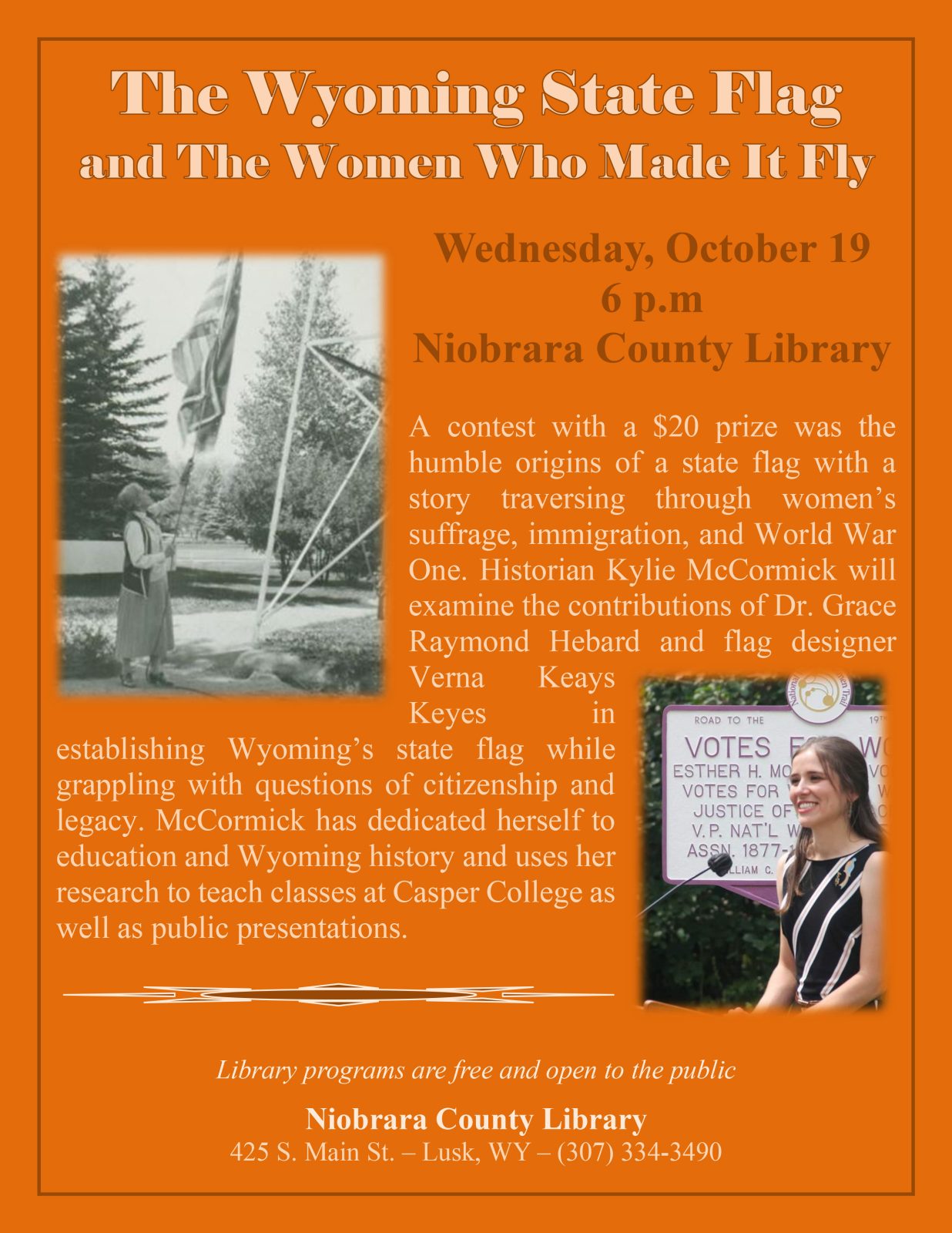 The Wyoming State Flag and the Women Who Made It Fly Niobrara County