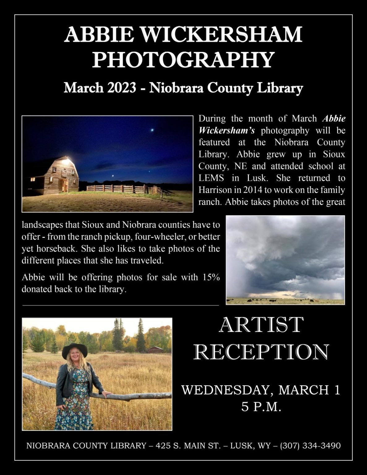 Abbie Wickersham Photography Niobrara County Library